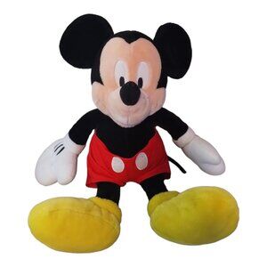 Disney Mickey Mouse Plushie Doll Classic Collectible Soft Cuddly Stuffed Toy 18"